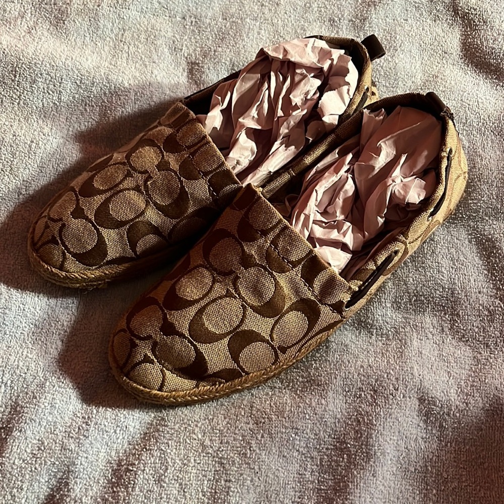 Coach Mellow Espadrilles size 8